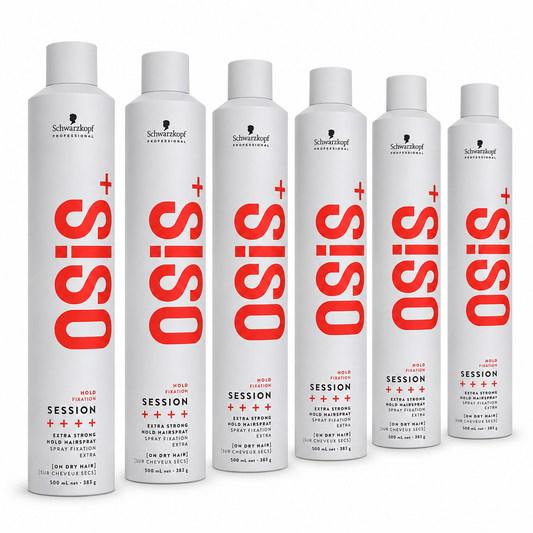 Schwarzkopf OSIS+ Session Finish Extreme Hold Haarspray 6 x 500 ml