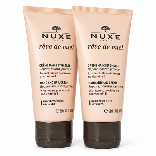 Nuxe Rêve de Miel Hand- und Nagelcreme 50 ml – Doppelpack