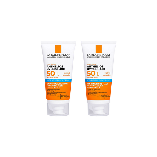 La Roche Posay Anthelios UVMune 400 Hydratisierende Creme LSF50+ 2x 50ml (100ml)