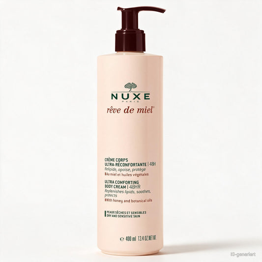 Nuxe Reve De Miel - Crema Corpo Ultra-Comfort 48H, 400Ml , 400 Ml (1Er Pack)