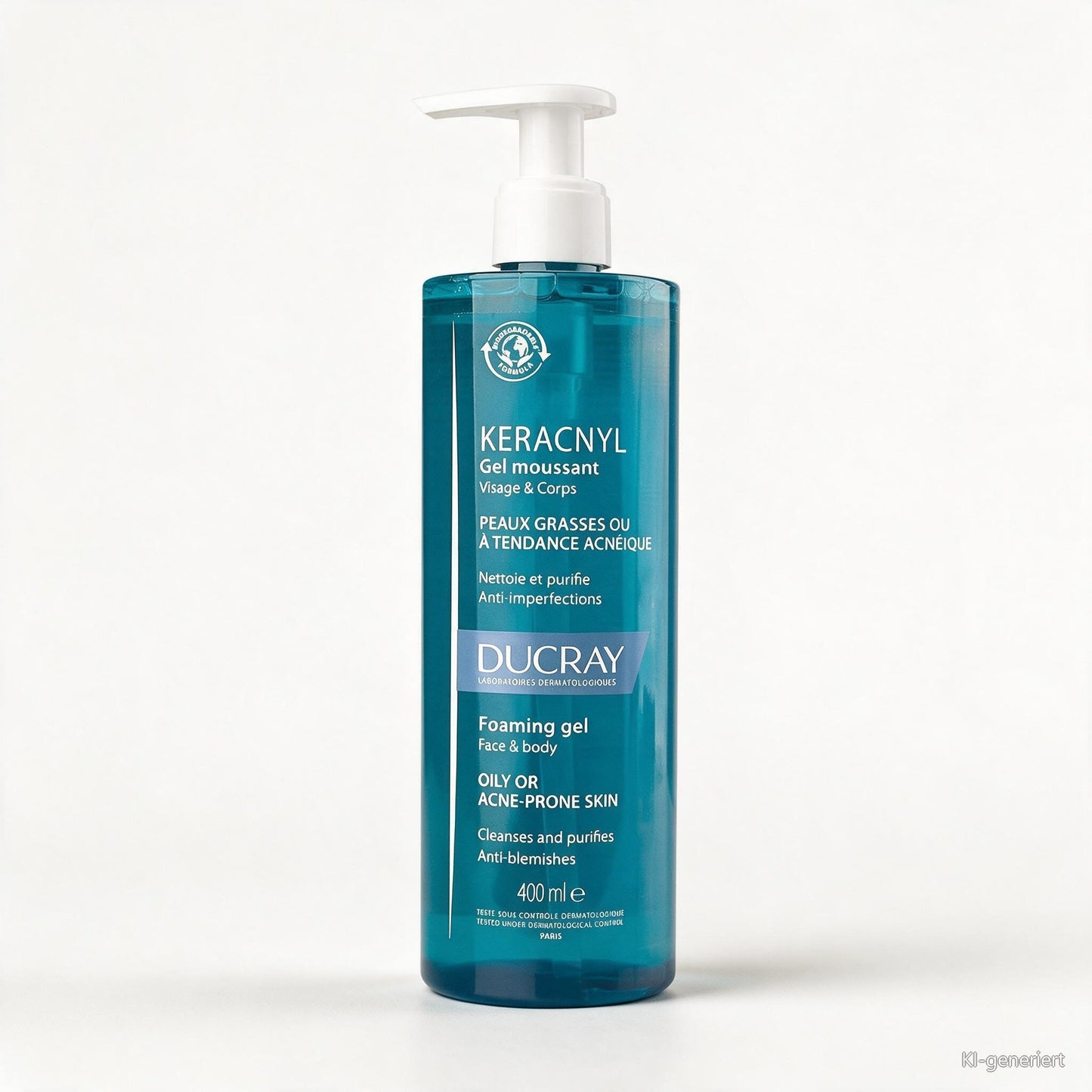 Ducray Keracnyl Schaeumendes Reinigungsgel 400 ml