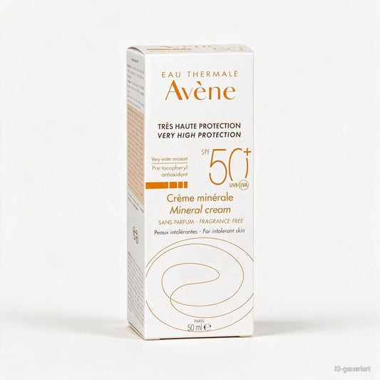 AVENE Sonnencreme SPF 50 Mineralisch Neu, 50 ml