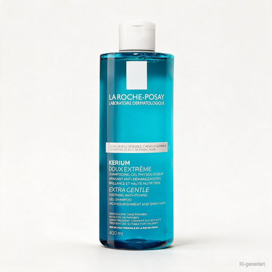 La Roche-Posay 3337872414282, Shampoo, Empfindliches Haar, 400 ml, Anti-Juckreiz