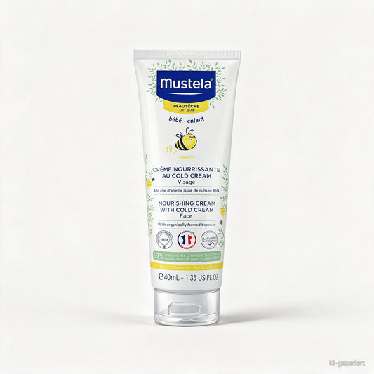 Mustela Bio Nourishing Cream mit Cold Cream und Bienenwachs - 40ml