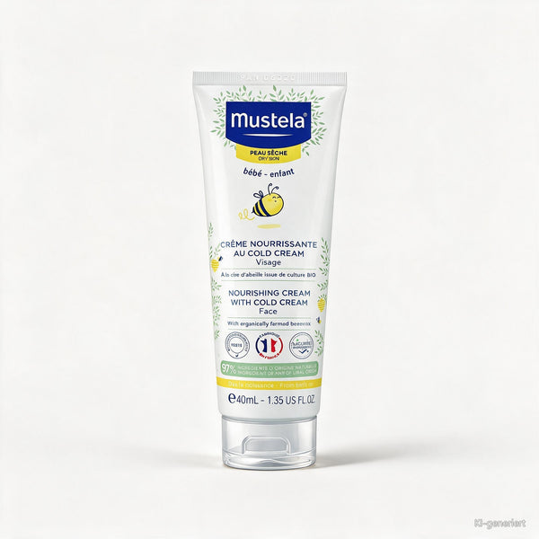 Mustela Bio Nourishing Cream mit Cold Cream und Bienenwachs - 40ml