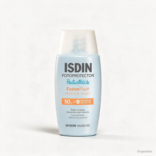 ISDIN Fotoprotector Mineral Baby Pediatrics Sonnencreme Gesicht LSF 50 (50ml) 10