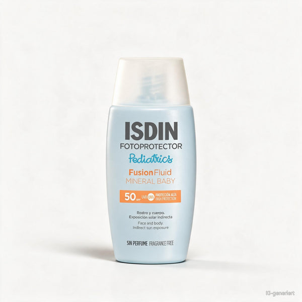 ISDIN Fotoprotector Mineral Baby Pediatrics Sonnencreme Gesicht LSF 50 (50ml) 10