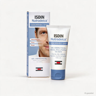 ISDIN Nutradeica Facial Gel-Cream – Gesichtspflege bei seborrhoischer Haut (50 ml)
