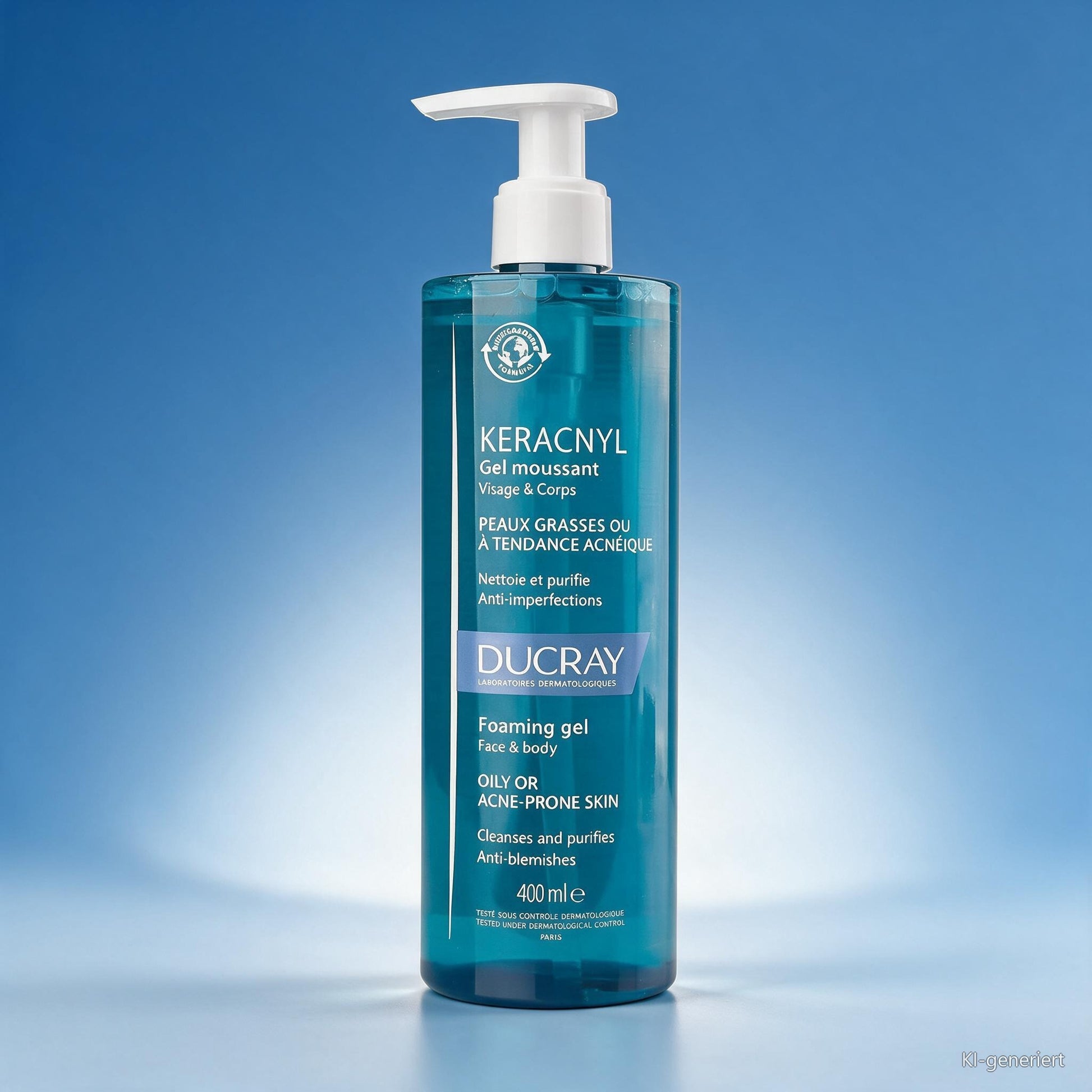 Ducray Keracnyl Schaeumendes Reinigungsgel 400 ml