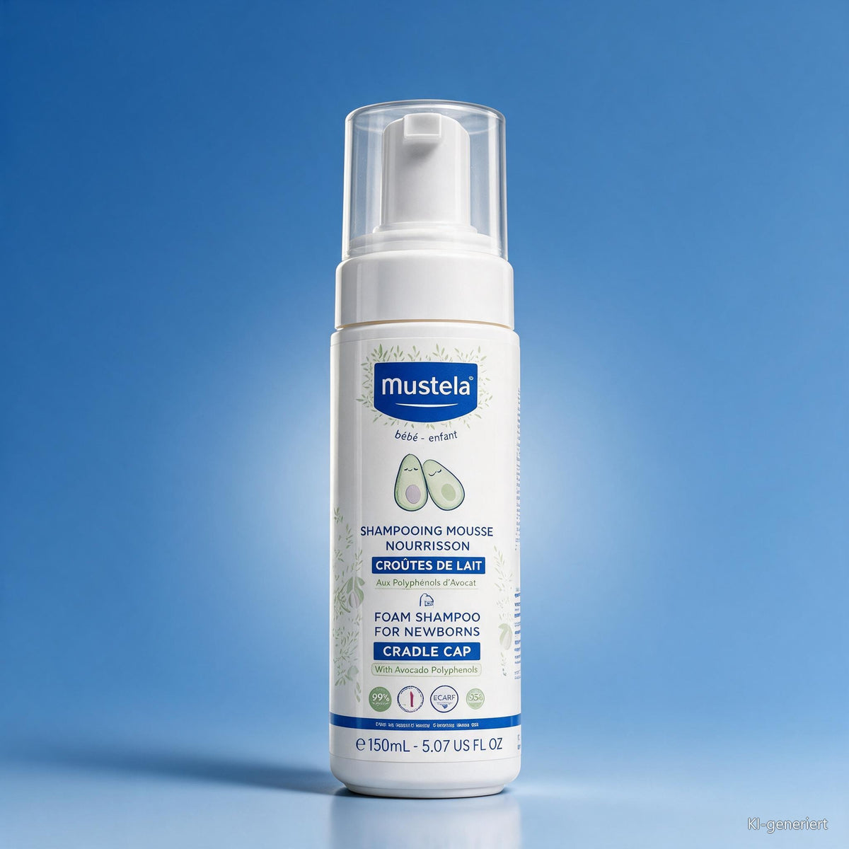 Mustela Bébé Babyshampoo gegen Milchschorf - 150 ml