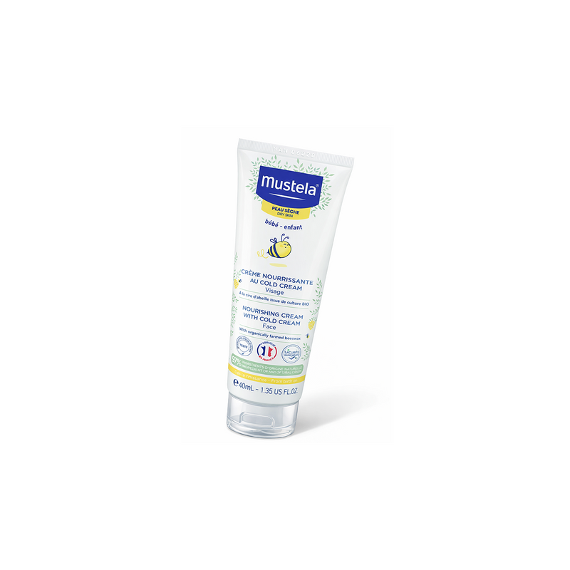 Mustela Bio Nourishing Cream mit Cold Cream und Bienenwachs - 40ml
